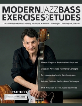 Paperback Modern Jazz Bass Exercises & Etudes Book