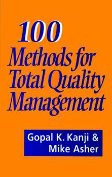 Paperback 100 Methods for Total Quality Management Book
