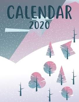 Winter Calendar 2020: Winter Calendar 2020 / Teacher Planner Notebook Gift for taking notes 120 Pages / 8.5x11 Winter Holidays
