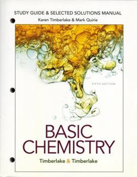 Paperback Study Guide and Selected Solutions Manual for Basic Chemistry Book