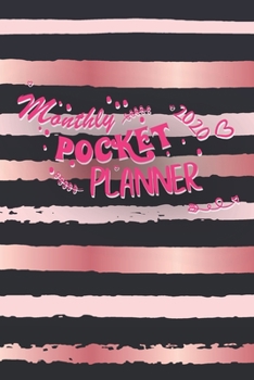 Monthly Pocket Planner 2020: One-Year Planner (Size: 6" x 9"), 12- Month Calendar Schedule Organizer and Hand Lettering Notebook (January - December). Personalized Planner, U.S. Holidays (Gift Lover)