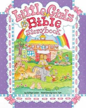 Hardcover Little Girls Bible Storybook Book
