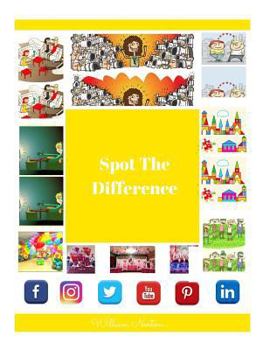 Paperback spot the difference: kids games Book