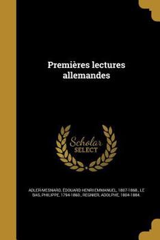 Paperback Premières lectures allemandes [French] Book