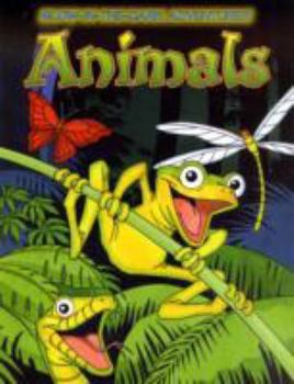 Paperback Glow in the Dark Animals Book