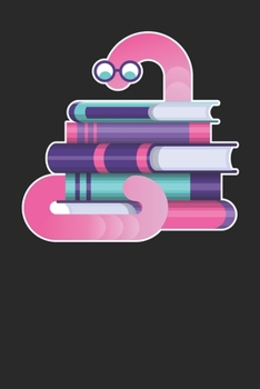 Bücherwurm: A5  Bullet Journal / Notizbuch Liniert Hardcover (German Edition)