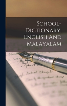 Hardcover School-dictionary, English And Malayalam Book