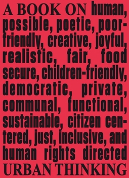 Paperback Architecture & Human Rights: A Book on Urban Thinking Book