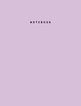 Notebook: Thistle Color • Writing Journal • College Ruled Notebook • Lined Notebook • Diary • Notepad • Large Composition Book • 8.5x11 inches • 120 pages