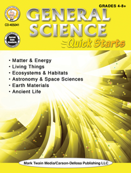 Paperback General Science Quick Starts Workbook Book