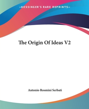 Paperback The Origin Of Ideas V2 Book