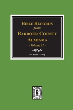 Paperback Bible Records of Barbour County, Alabama. Volume #1 Book