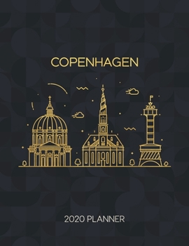 Paperback Copenhagen 2020 Planner: Weekly & Daily - Dated With To Do Notes And Inspirational Quotes Book