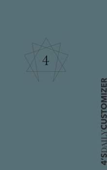 Hardcover Enneagram 4 DAILY CUSTOMIZER Planner Book