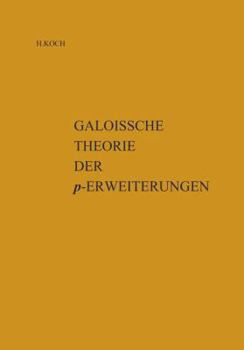 Paperback Galoissche Theorie Der P-Erweiterungen [German] Book