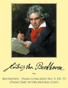 Paperback Beethoven - Piano Concerto No. 5, Op. 73 (Piano Part w/Orchestral Cues) Book