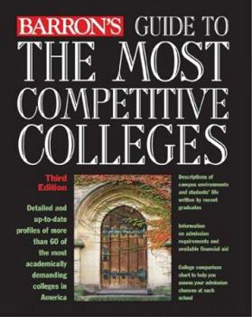 Paperback Barron's Guide to the Most Competitive Colleges Book