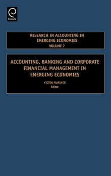 Hardcover Accounting, Banking and Corporate Financial Management in Emerging Economies Book