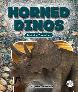 Library Binding Horned Dinos Book