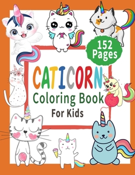 Paperback Caticorn Coloring Book: Funny And New Magical Illustrations Book