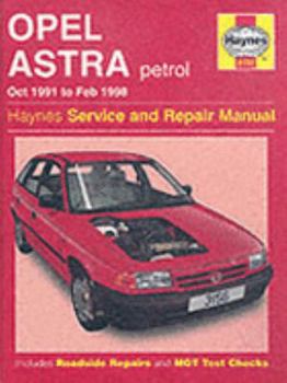 Paperback Opel Astra Oct 1991 to Feb 1998 Book