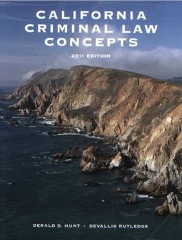 Paperback CALIFORNIA CRIM.LAW CONCEPTS 2 Book