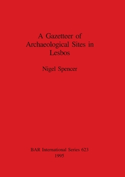 Paperback A Gazetteer of Sites in Lesbos Book