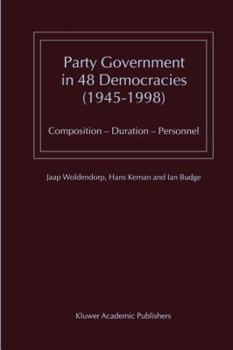 Paperback Party Government in 48 Democracies (1945-1998): Composition -- Duration -- Personnel Book