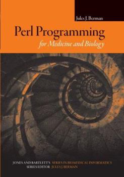Paperback Pearl Programming for Medicine and Biology Book