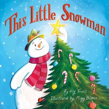 Board book This Little Snowman Book