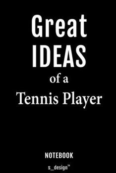 Notebook for Tennis Players / Tennis Player: awesome handy Note Book [120 blank lined ruled pages]