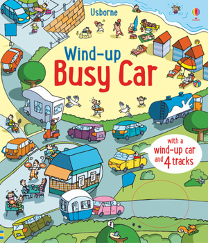 Hardcover Wind-Up Busy Car Book