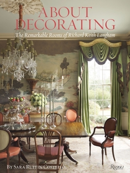 Hardcover About Decorating: The Remarkable Rooms of Richard Keith Langham Book