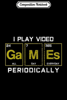 Paperback Composition Notebook: Games Elements Gamer Gaming Video Streaming Journal/Notebook Blank Lined Ruled 6x9 100 Pages Book