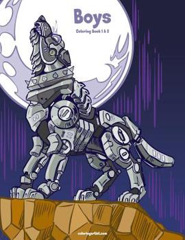 Paperback Boys Coloring Book 1 & 2 Book