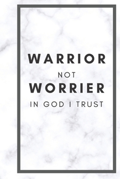 Paperback Warrior Not Worrier Journal Book