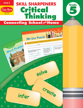 Paperback Skill Sharpeners: Critical Thinking, Grade 5 Workbook Book