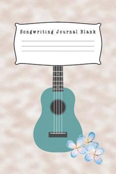 Songwriting Journal Blank: Composition and Songwriting Ukulele Music Song with Chord Boxes and Lyric Lines Tab Blank Notebook Manuscript Paper Journal Workbook Sheet for Beginners or Musician Marble G