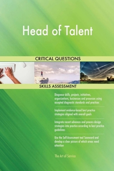 Paperback Head of Talent Critical Questions Skills Assessment Book