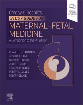 Paperback Creasy-Resnik's Study Guide for Maternal Fetal Medicine Book