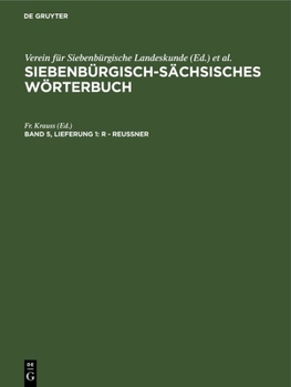 Hardcover R - Reussner [German] Book