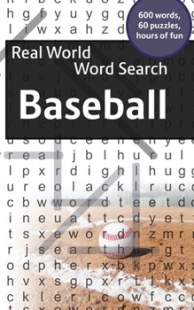 Paperback Real World Word Search: Baseball Book