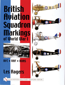 Hardcover British Aviation Squadron Markings of World War I: RFC - RAF - Rnas Book