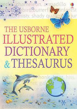 Hardcover The Usborne Illustrated Dictionary & Thesaurus. Jane Bingham and Fiona Chandler Book