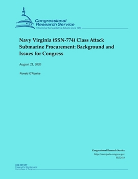 Paperback Navy Virginia (SSN-774) Class Attack Submarine Procurement: Background and Issues for Congress Book