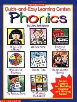 Paperback Quick-And-Easy Learning Centers: Phonics Book