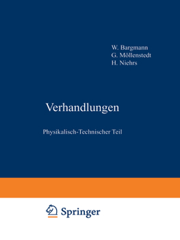 Paperback Verhandlungen: Physikalisch-Technischer Teil [German] Book