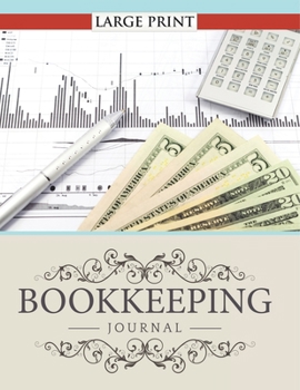 Paperback Bookkeeping Journal Large Print Book