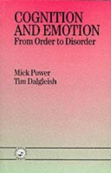 Paperback Cognition and Emotion: From Order to Disorder Book