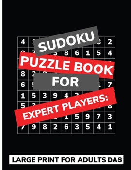Paperback Sudoku Puzzle Book For Expert Players: Large Print For Adults das Book